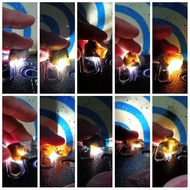 ✅ 10 pcs Permata Fire Opal Wonogiri ( Rough / Bahan Natural asli Wonogiri )