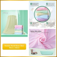 VHP - Large Bath Towel 70 x 140 Bear Motif Size 70x140 cm Soft Adult Bath Towel 70x140 cm