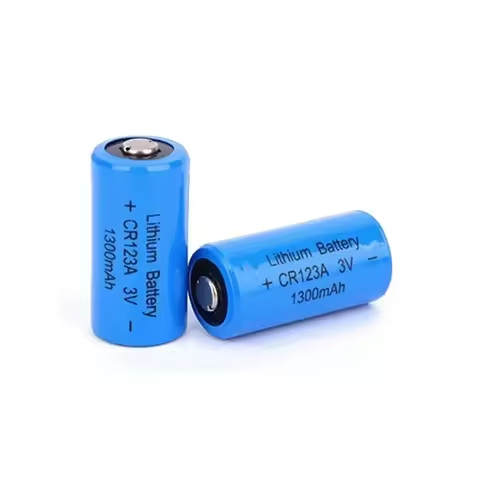 CR123A 1300mah 3V non-rechargeable disposable battery cell for GPS security system camera medical eq