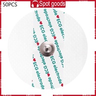 WIN 50 Pieces ECG EKG Electrodes Heart Monitor Disposable Electrode Pads Non-woven Electrode for ECG