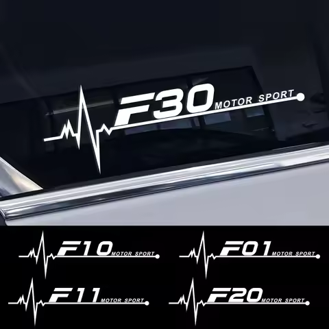 2PCS Car Side Window Stickers Vinyl Film Decals For BMW F30 F20 F10 F31 F11 F34 F01 F07 F12 F18 F32 