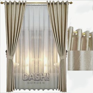 GLOSSY BLACKOUT CURTAINS, 6 WIDE, STEAM WAVES