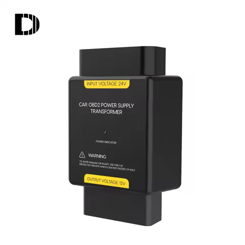 AUTOOL 24V to 12V Heavy Duty Adapter OBD2 Power Supply Input Voltage 24V to 12V Output Voltage Diese