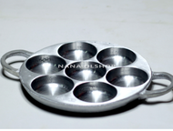 Cetakan Kue Lumpur /Martabak Mini/ Bonus Sutil /Cetakan Kue Bikang /Terang Bulan Bolu 7 Lubang