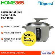 Toyomi Commercial Rice Cooker 4.2L TRC 4200