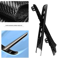 2PCS Carbon Fiber Car Front Bumper Side Fender Air Vent Grille Cover Outlet Duct For BMW F80 M3 2014