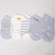 Puppy Ankle Cotton Sock / Korean Style Cotton Socks / Cute Ankle Socks / Colourful Stockings