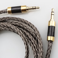 Uenjoyment16 Core 7N OCC Mini trs jack 3.5 male to 2.5 mm stereo aux male audio input cable speaker