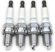 Automotive spark plugs 4pcs 1822A069 DIFR6C11 Dual Iridium Spark Plug Compatible with Mitsubishi Com