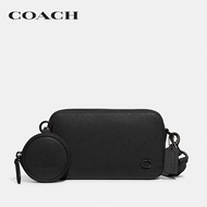 COACH กระเป๋าสะพายข้างผู้ชายรุ่น Charter Slim Crossbody CC070 BLK สีดำ