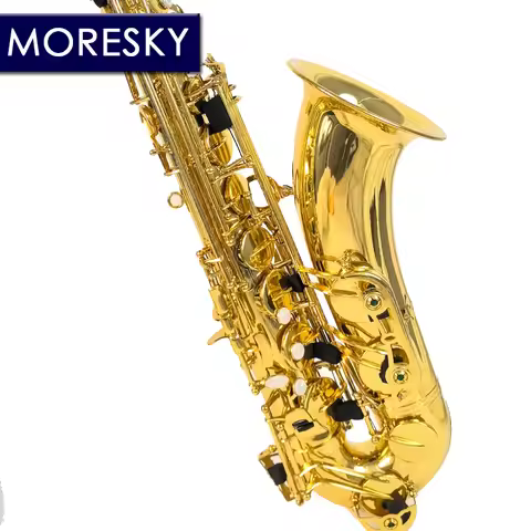 MORESKY Bb Tenor Saxophone Gold Keys With Case Music Instrument SAX MTS-101