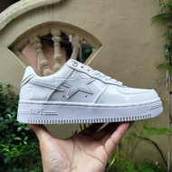 {Actual photos} Bape STA Male Female Star Label Graffiti Print Casual Shoes Sneakers PESA-92