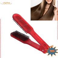 RTJIFSS99 Double Sided Hair Brush, Portable Splint Structure Hair Straightening Brush, Barber Shop U