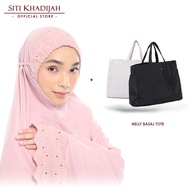 [Teacher's Day] Siti Khadijah Telekung Signature Lunara in Blush Pink + Nelly Basal Tote Bag