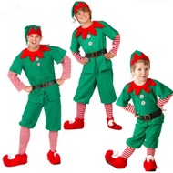 Elf Costume Christmas Set – Family Matching, All Sizes, Ready Stock