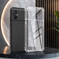 Xiaomi Poco M5 4G black tpu case vs transparent flexible to limit falling
