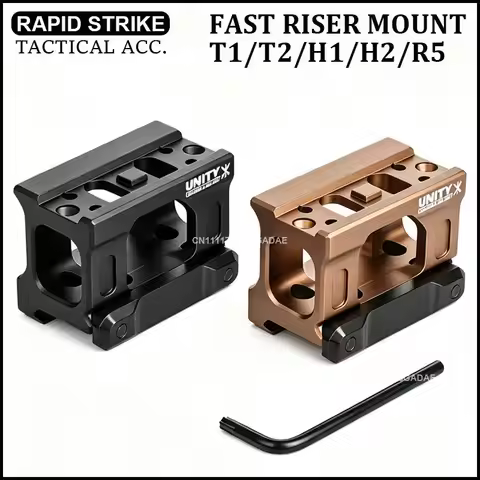 UNITY Fast Riser Compatibility with Aimpoint M5/T1/T2/R5/Duty RDS Rifle Scope Red Dot Sight 20mm Pic