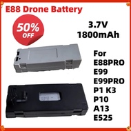 E88 Drone Battery 3.7V 1800mAh For E88PRO E99 E99PRO P1 K3 P10 A13 E525 RC Quadcopter Parts Battery