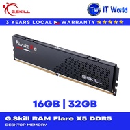 G.Skill RAM Flare X5 DDR5 6000MHz (16GB | 32GB) / CL36 / XMP & EXPO | itw DDR5 RAM 32GB