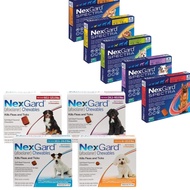 Nexgard Afloxaner and Nexgard Spectra Chewable 1Tablet Anti-Ticks & Fleas for Dogs & Puppies
