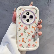 Case For Xiaomi Redmi 14C 5G A4 5G A14R 5G POCO C75 5G M7 5G Phone Flower Silicone Shockproof Phone 