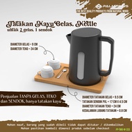 333 Palmpinus | Coasters Room Trays Hotel/s, Tea Cups, Coffee/s | Wooden Tray | 45 cm x 26 cm x 1.8 