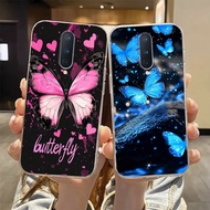 For Oneplus 8 7 Pro 6T 7T Case Soft Silicone Clear Protective Cover For Oneplus 8 7t Butterfly Flowe