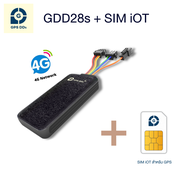 GPSDD GPS รองรับคลื่น 4G ติดตามรถเรียลทาม รุ่น GDD28s ตำแหน่งแม่นยำ ตัดสตาร์ทได้ ใช้งานผ่าน Applicat