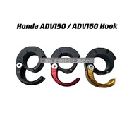 Honda ADV150/160 Sym Wmoto Motorcycle Handlebar Hook Hanger Aluminum Heavy Duty Bag Hook Helmet Accessories