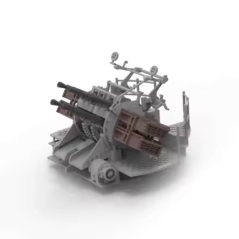 Yao's Studio LY001A 1/200 1/350 1/144 1/700 Model Kit WWII QF 2-pounder Gun "Pom-Pom" Octuple Mount 