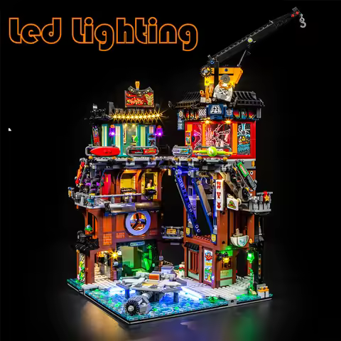 Lighting Led Kit For LEGO NINJAGOEDING City Workshops 71837 Not Include Building Blocks (Only Led Li