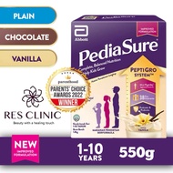 [RES CLINIC] PediaSure Peptigro OptiHEIGHT System (Asli Vanilla Chocolate) 550g Kids Formula Susu