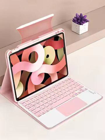 Wireless Keyboard, Charging, Trackpad, iPad Touch Mini Keyboard, Compatible with iPad Tablet