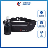Túi đeo hông chạy bộ chống nước phản quang có ngăn đựng bình nước GoodFit GF108RB - Không kèm bình