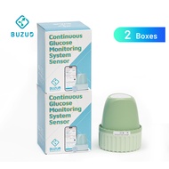 BUZUD Continuous Glucose Monitoring System 2.0 CGM Set 2PCS Blood Glucose Monitor Blood Sugar Level 