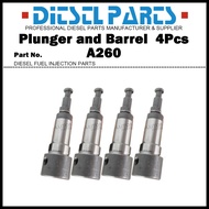 4Pcs Plunger and Barrel Assembly A260 131154-1820 9443611039 for ISUZU Elf N Series NKR NHR / Engine