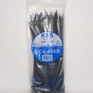 Cable Ties KSS CV-300B Black 30cm Cable Ties KSS CV 300 B Black 30 Cm
