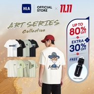 HLA Art Series Icy Cotton Cool Feeling Short Sleeve T-Shirt Men (9 styles)