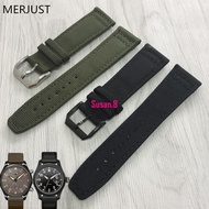 Canvas Genuine Leather Watch Strap Substitute IWC Portugal Portugal Portugal Fino Mark Pilot The Little Prince 20 21 22+Free Tool