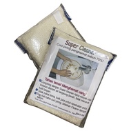 (EZ-007)Super Cleaner White Sponge/Dishwashing Sponge /Span Pencuci Pinggan/Non Stick Oil Scouring P