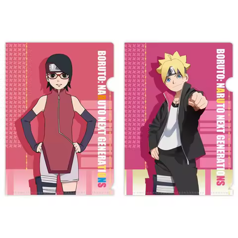 Brdwn BORUTO NARUTO NEXT GENERATIONS Boruto Sarada Cosplay File Folder
