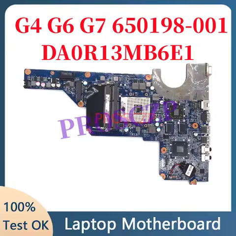 DA0R13MB6E1 DA0R13MB6E0 650199-001 636375-001 For HP Pavilion G4 G4-1000 G6 G7 Laptop Motherboard HM
