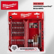 Milwaukee 4932 4920 04 SHOCKWAVE Impact Duty Bit Set 40PCS