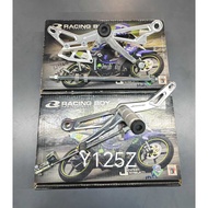 CLEAR STOCK / STOCK LAMA !!! RACING BOY SINGLE SET FOOTREST SYSTEM Y125Z FZ150I