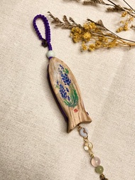 【玄明手作/金魚吊墜平安符】繁花如夢