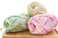 Mixed Color T-shirt Yarn /Crochet T shirt Yarn /Knitting Yarn/Weaving /100g T-shirt Yarn, Color Campur Benang T-shirt  段染 混色 布条线 钩针线