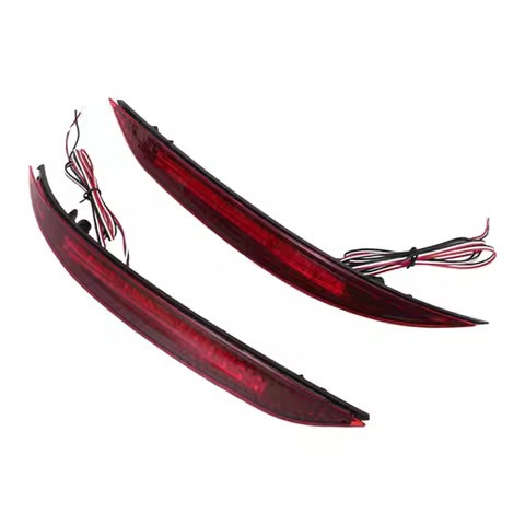 N31R_2PCS Car Red Len Led Rear Bumper Reflector LED Brake Light Tail Fog Lamp for Kia K3 Cerato Fort