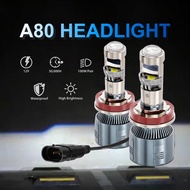 *1 Year Warranty* 2PCS 100W Car LED Projector Canbus Headlight H4 H7 H8/H11 HB3 HB4 9005 9006 A80