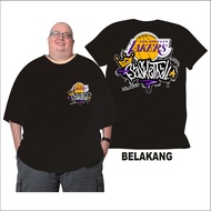 Bd Max Bb 165 + Kg Kaos Jumbo Big Size Kaos Jumbo Laker Basket Ball 2XL3XL4XL5XL6XL7XL8XL9XL10XL Pri