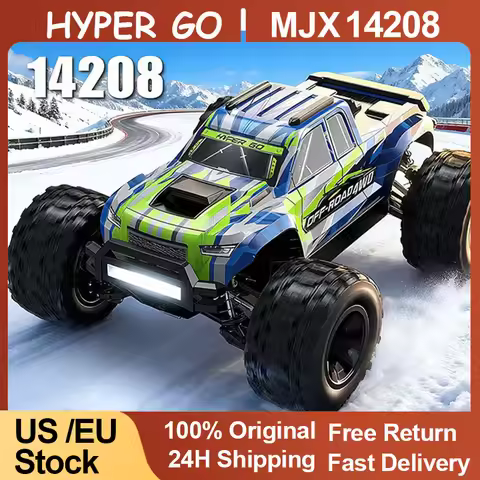MJX Hyper Go 14208 1/14 4WD RC Car 75KM/H OR 65KM/H Brushless RC Racing Car Remote Control Cars Off-